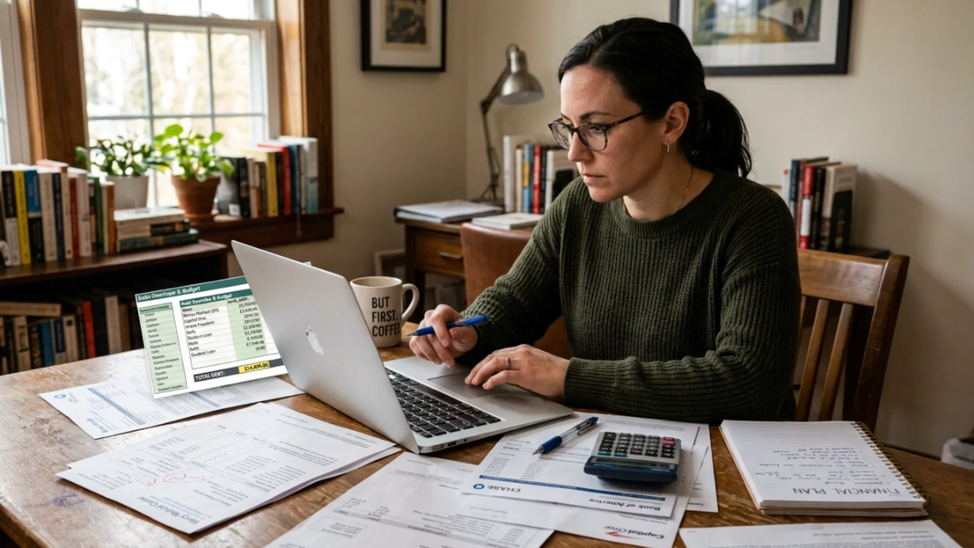 Calculating total unsecured debt including medical bills in San Diego